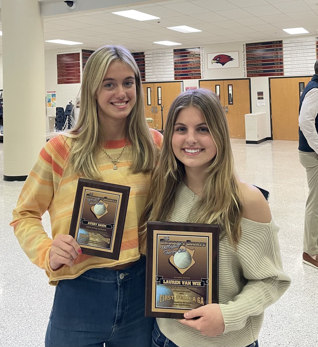 LaurenVanWie's tweet photo. Thankful to be named GHSA All-State and All-County alongside some of my amazing @a5volleyball teammates. @WesleyanWolves @PrepVolleyball https://t.co/VJMpXT23EC