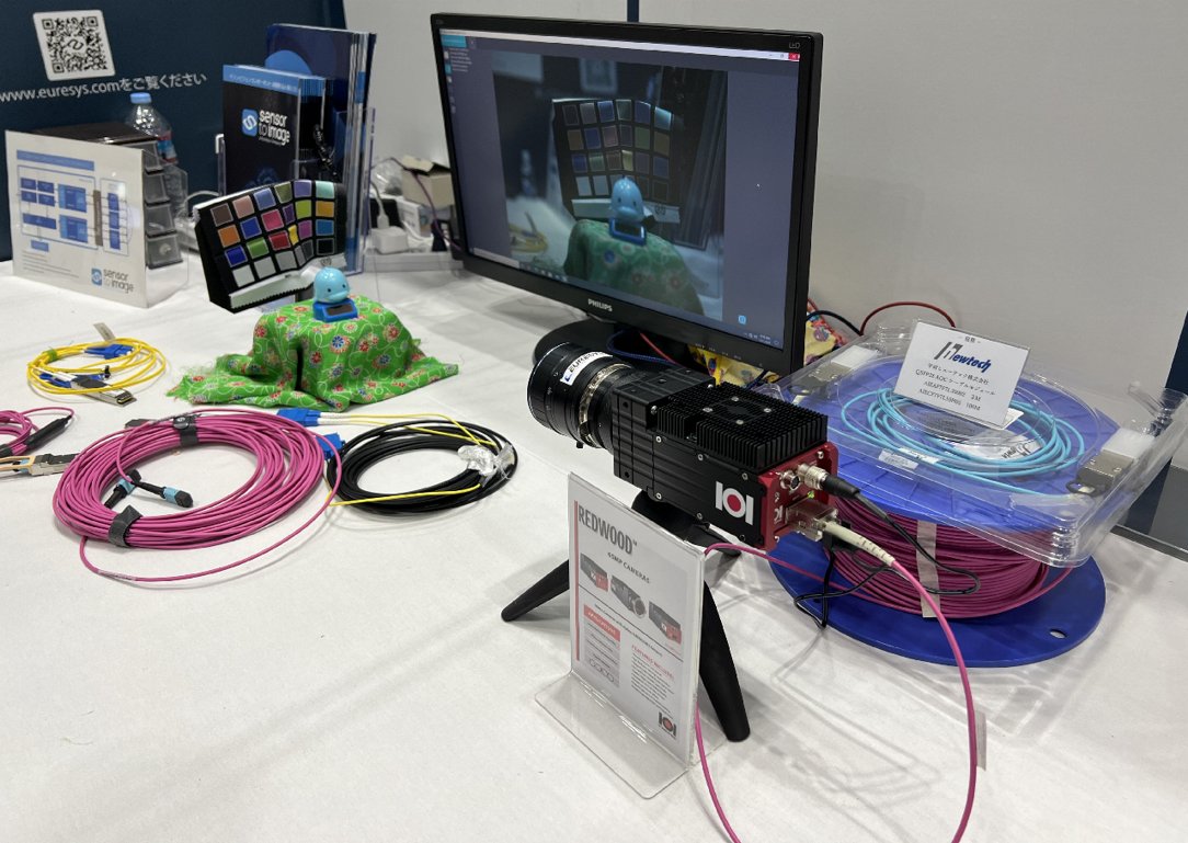 Check out our new Redwood 45MP industrial video camera with fiber optic CoaXpress output on display at the <a href="/Euresys/">Euresys</a> booth at ITE Japan.