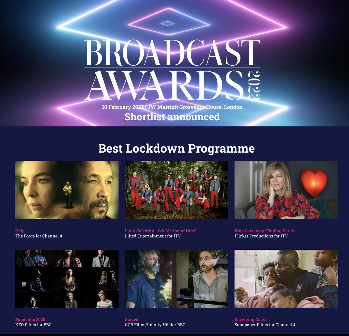 VictorGlynnFilm's tweet photo. The gift that keeps on giving - we are delighted and honoured to be nominated for the prestigious https://t.co/iYTUcSVk93 congrats and thanks again to all those involved both directly and in those vital supporting roles! Also congrats to our fellow nominees. https://t.co/cr9rrvRj8w