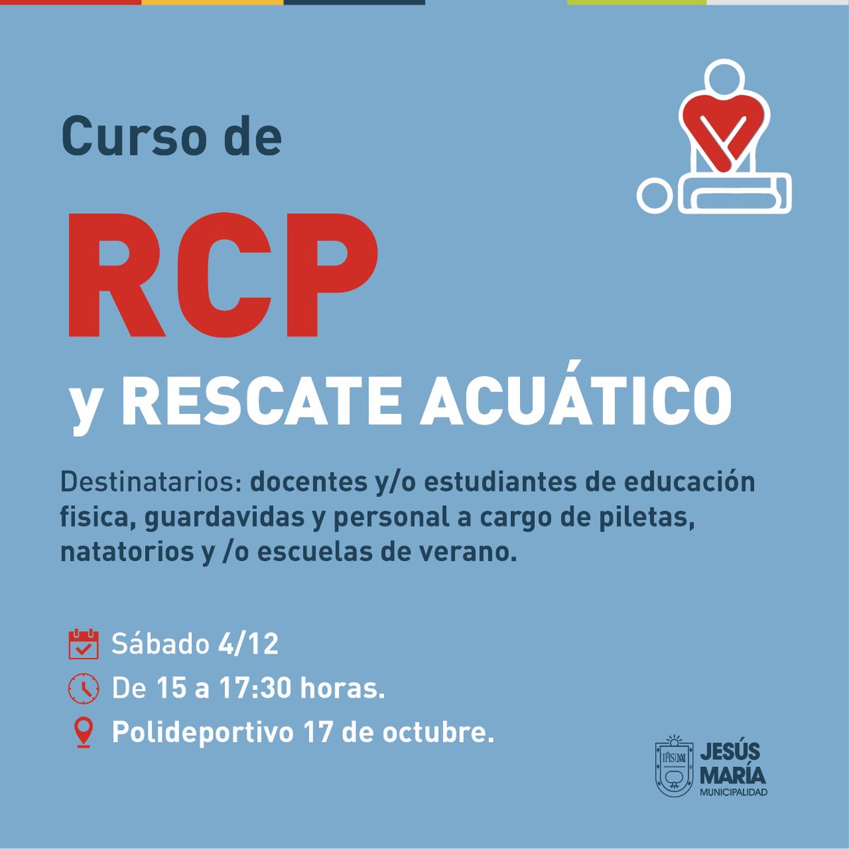 Canal2JMaria's tweet photo. #JesúsMaría Bomberos capacitará en RCP y Rescate Acuático a profesores de los polis y de las distintas escuelas de verano.

https://t.co/n4StLWLN8U https://t.co/vIT2sqHJhX