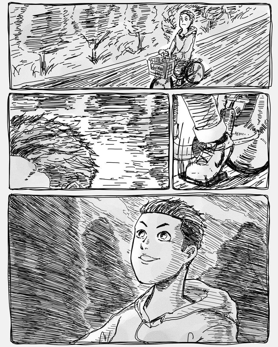 人生初の電動自転車に感動した思い出マンガ
#寄り道日記 