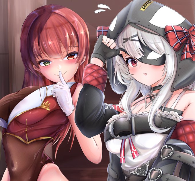 #マリンのお宝
#さかまた飼育日記
イラスト合同配信のため、船長宅に訪問したクロヱちゃん。

何も起こらないはずもなく... 