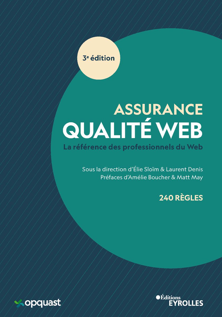 Eyrolles's tweet image. Les fondamentaux du web enfin réunis dans un livre !
Assurance #qualiteweb d&apos;@ElieSl et @L_G_Denis en librairie. 
editions-eyrolles.com/Livre/97824160…

#accessibilite #referencement #rergonomieweb #SEO #UX #uxdesigner #uxdesign