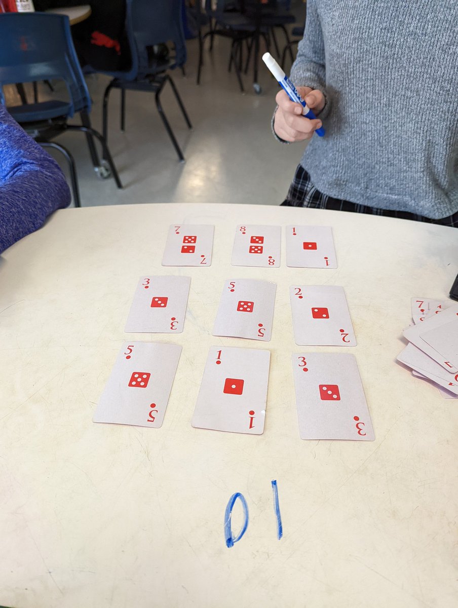 asnider_teach's tweet photo. Students @DartmouthSouth love playing Pairs of 10 to practice mental math! Thank you @mminas8 🙌 @HRCE_Math #hrce_math @LindsayHRCE @jillyg_hrce @jen_mallette https://t.co/vYhLLsz7lL