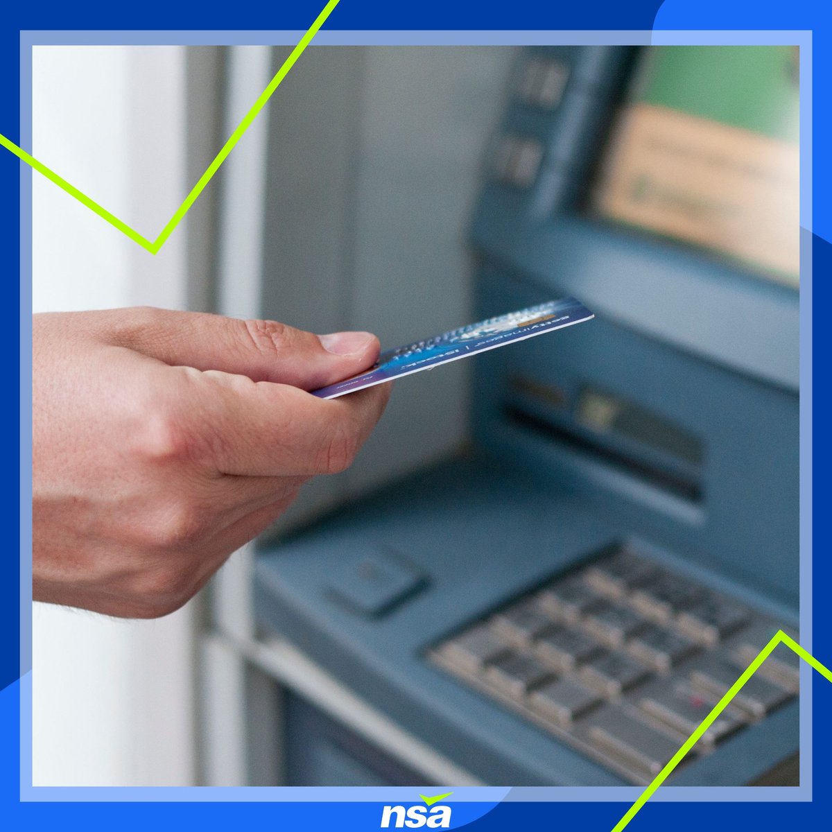 Nsa_Field's tweet image. #didyouknow The average number of times a person visits an ATM per month is 7.4.
Keep your ATMs in excellent condition with NSA Field Service. nsafieldservice.com
 #nsafieldservice #fieldservicesolution  #atm #atminstallation #atmmaintenance #atmrepair   #solutionsprovider