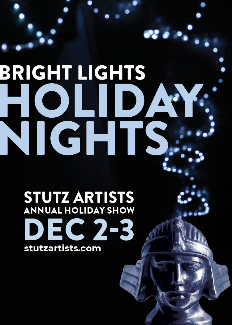 It’s a beautiful Friday! We hope you are making plans to join us later today for our Annual Holiday Show! You can find more info on our website: www. StutzArtists.com.