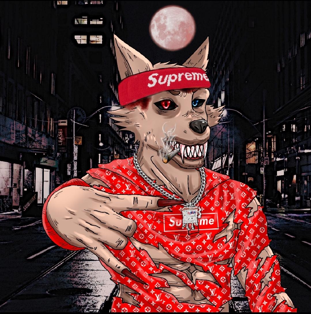 0x1hockeynut's tweet photo. @supremepatty I just got me this dope af 1/1 Supreme Wolf by @BloodMoonNFT its pretty badass dont ya think?  #NFT #NFTCommunity #nftcollector #NFTs #SupremePatty #ART #Crypto #youwantthis https://t.co/NGRhBL8SUT