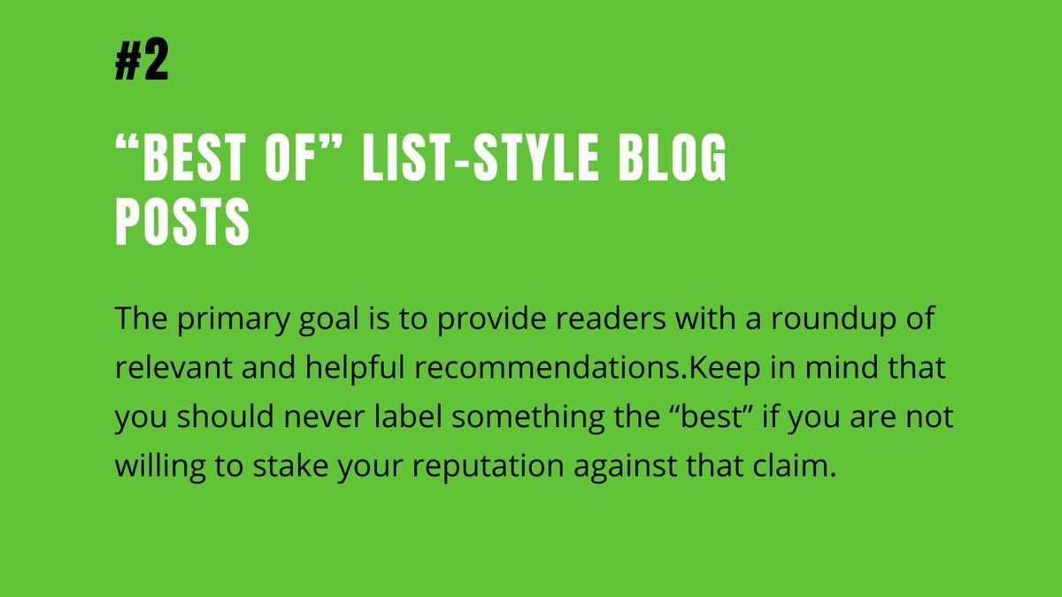ClerksContent's tweet photo. List-style blog posts are a great way to gain more readers on your business blog and also help you have catchy headlines. Here are 3 types you can try
#blogging  #bloggers  #blogs  #bloggerlife  #blog  #blogpost  #bloggingtips  #bloggerstyle #content  #contentmarketing #seo https://t.co/uGboYV4olS