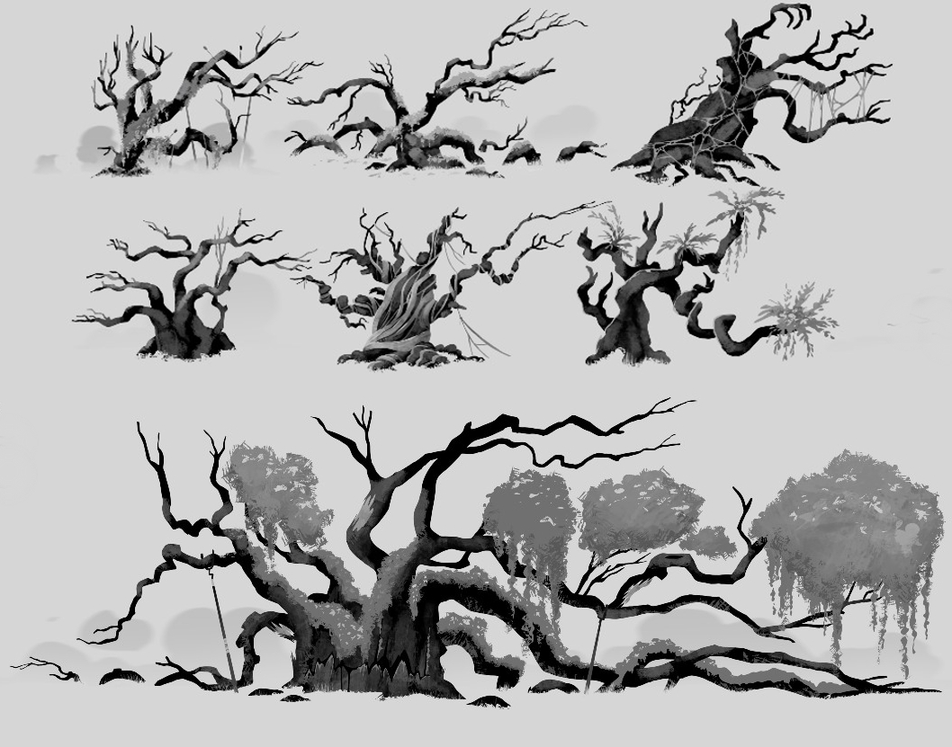 PlaceOfDEP's tweet photo. From which of these trees would you like to tweet?

#indiegame #indiedevs #gamedevelopment #conceptart https://t.co/Vi5mYxFvzo
