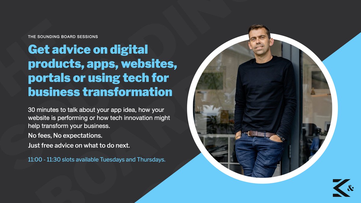 Sound The Alarm 🚨📢 The Sounding Board Sessions are back for the next two weeks. Chat to me for some free advice on websites, apps, products or portals.  Tuesdays and Thursdays 11:00 - 11:30. 
More information here: methodandclass.com/sounding-board…