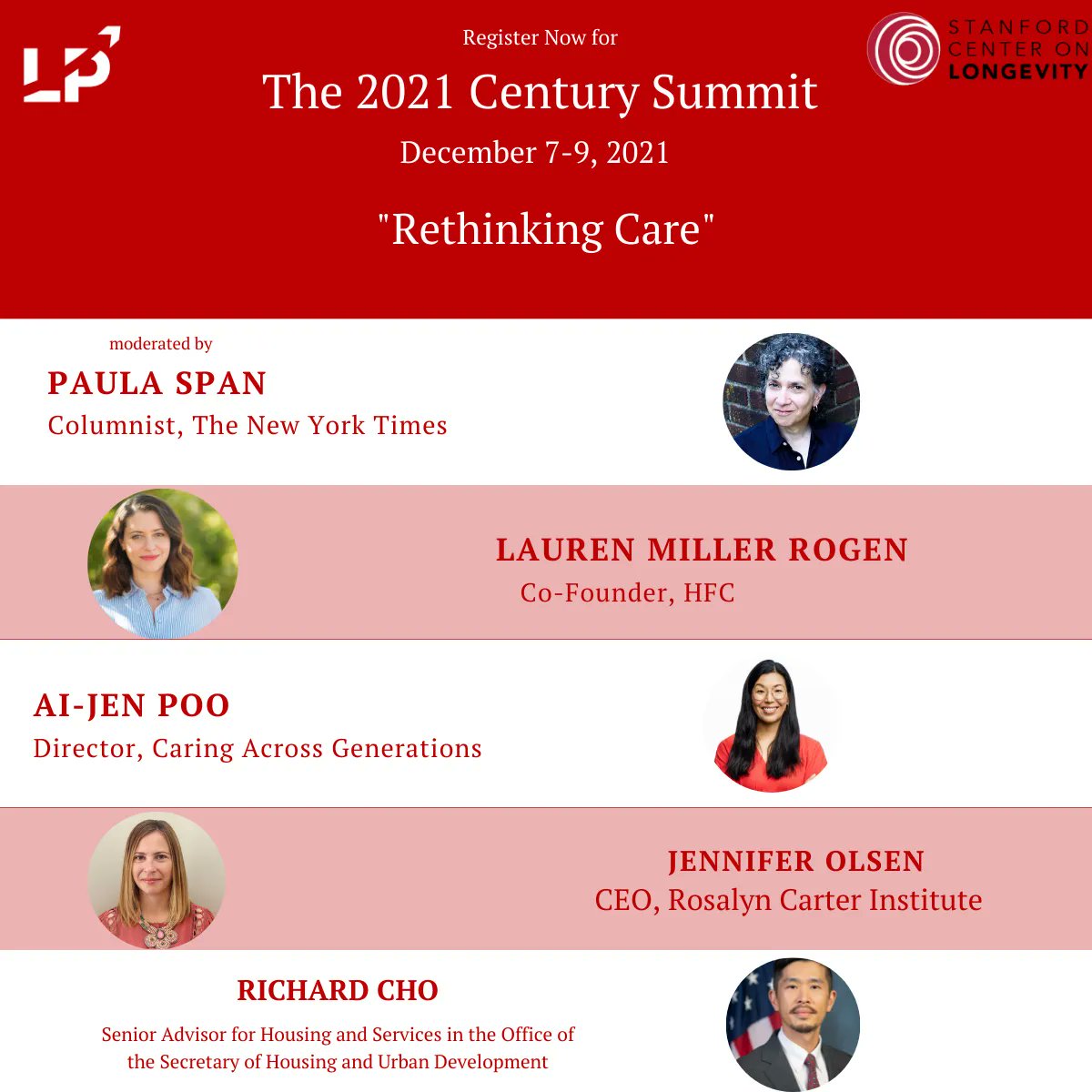 As life expectancy increases, how do we make the most of the time that we have? Join
 <a href="/longer_lives/">The Longevity Project</a> and <a href="/LongevityCenter/">Stanford Center on Longevity</a> for the virtual #CenturySummit on December 7-9 as we 
attempt to answer that question and more: buff.ly/3rpcF44
