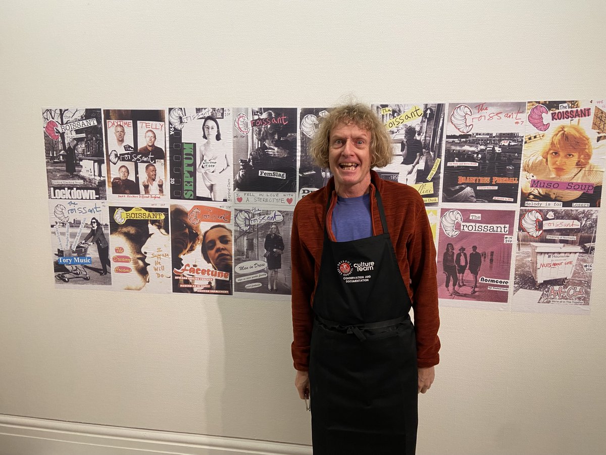 bristolmuseum's tweet photo. Look what we've been up to! 👀
We've been busy getting our #GraysonsArtClub exhibition ready for opening tomorrow. We even let @Alan_Measles flypost his fanzine on the walls...
Have you booked your tickets yet? https://t.co/acNgPJY3hf https://t.co/VnJP3uBMq6