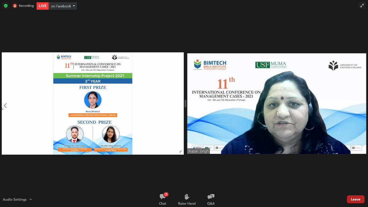 BIMTECHNoida's tweet photo. #ICMC2021 promises to bring to you original, unpublished, research/teaching cases and case studies in various facets of management. Catch glimpses of the session and make sure to join us tomorrow for more such thrilling sessions.
#ICMCBIMTECH #BIMTECH #ForumManagement https://t.co/edg2YlVJ8D