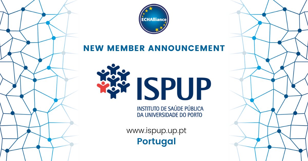 ECHAlliance's tweet photo. 📢We re glad to announce that the @ISPUP , dedicated to creating and disseminating high quality knowledge in the field of public health, is now part of the #GlobalConnector

✅Learn more about the institution here: https://t.co/aOXd76k6Ge https://t.co/QOud7ebv7x