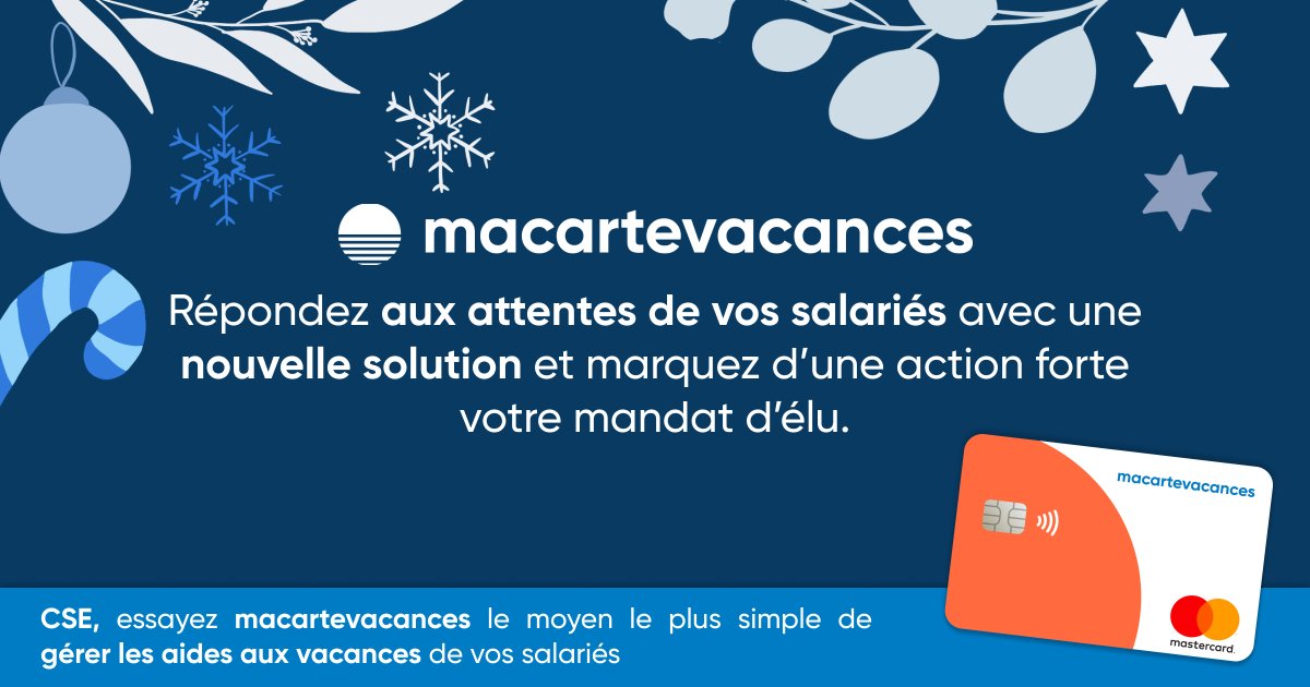 CSE, testez macartevacances ! ☀️
#cse #macartevacances #solutioncse