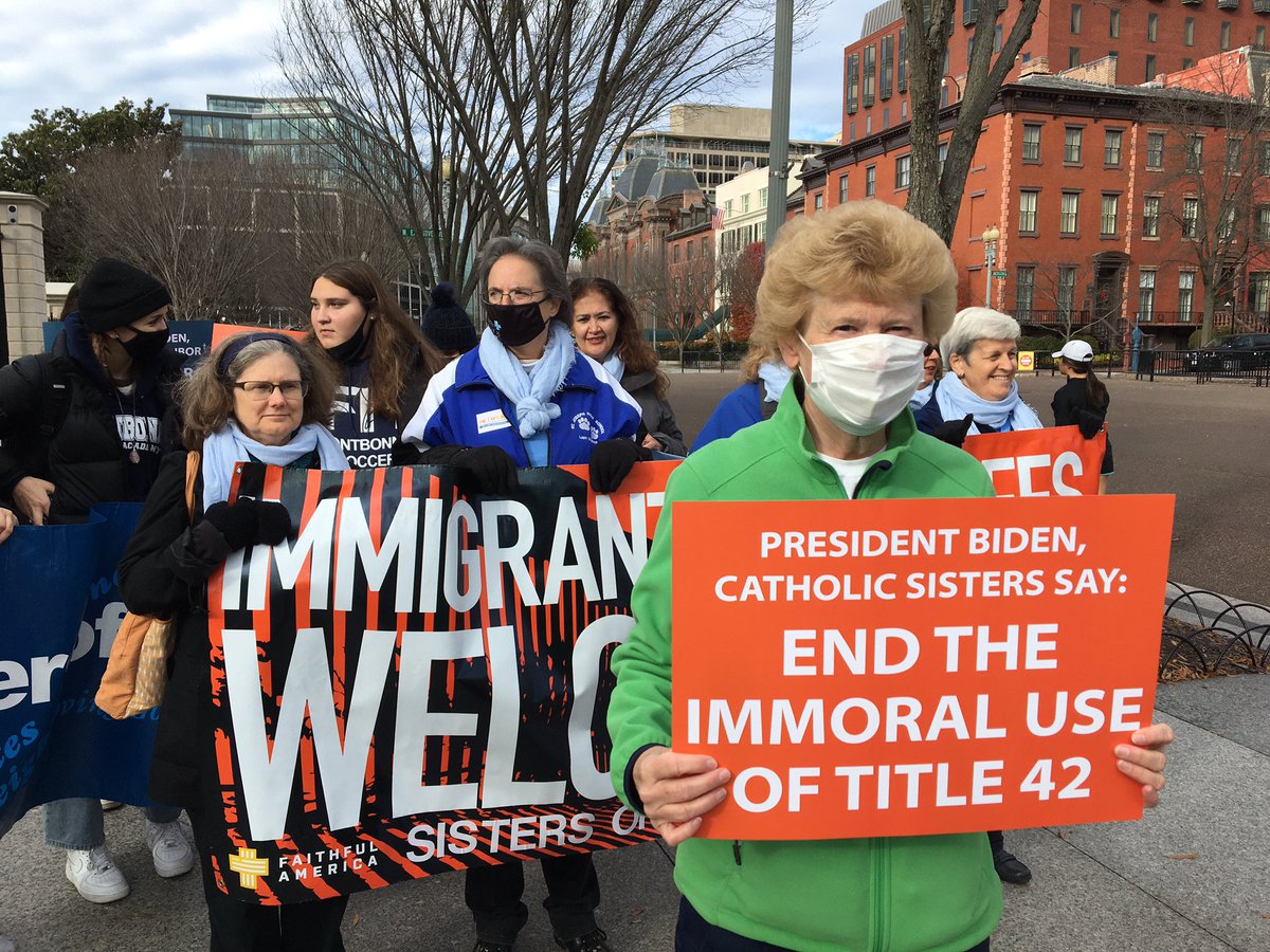 Catholic Sisters and advocates ask President Biden to end misuse of Title 42 @Vioce4HumanNeed