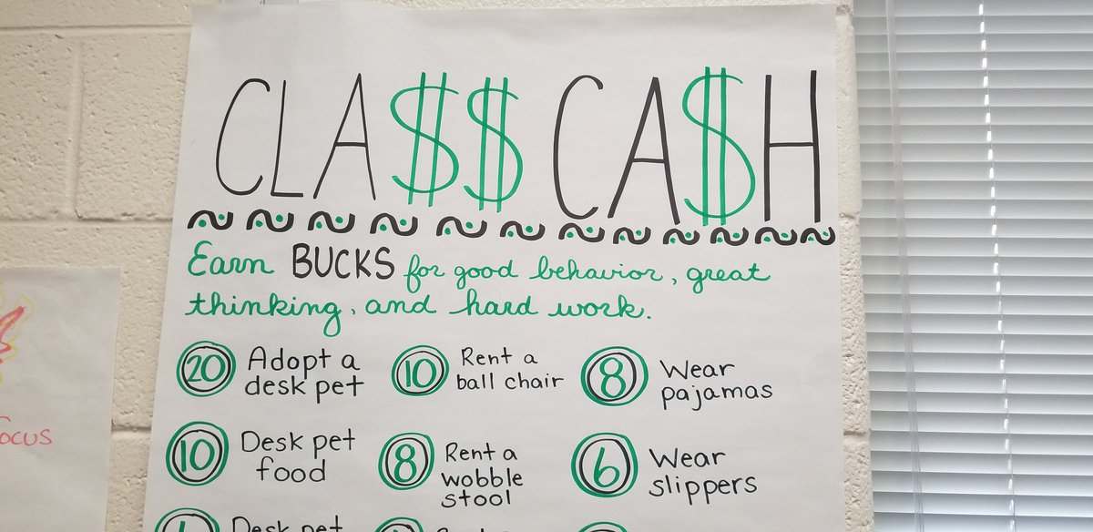 jewellclass's tweet photo. Our #rewardshop was open for business. We bought #deskpets, #laptopstickers, &amp; #specialcoupons with our #classcash. #pbis #classroomcommunity #goodbehavior #greatthinking #hardwork @RoundHillES https://t.co/mayKbXrExg