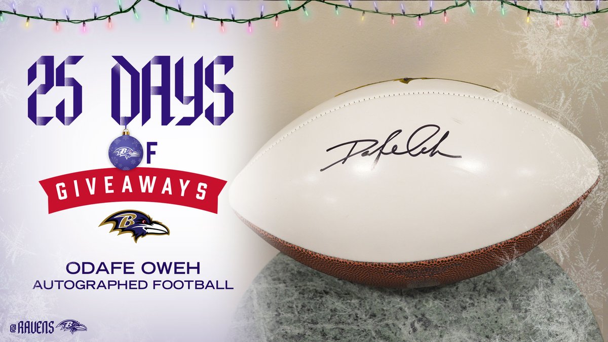 RT for a chance to win this <a href="/DafeOweh/">“OWEH”</a> signed football! #ProBowlVote