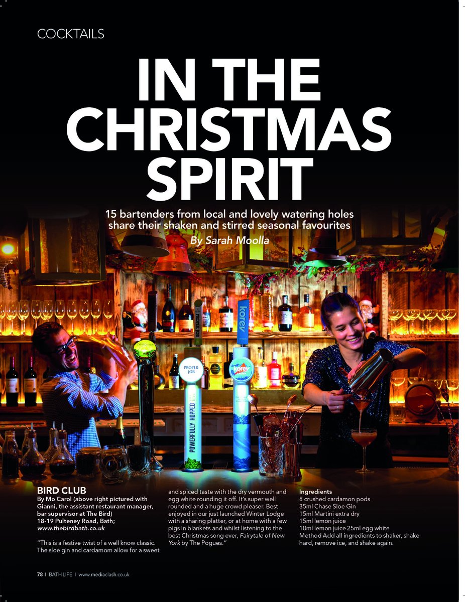 BathLifeMag's tweet photo. Get in the Christmas spirit this evening with these cocktails from Bath's top bartenders 🍹

https://t.co/zK0Nai5zXY

@Sub13Bar @thebirdbath_ @TheMintRoom @Hideout_Bath @CommonRoomBath @TimbrellsYard @bandookkitchen_ @CoconutTreeUK @GreenParkBraz https://t.co/sNHcNgt5CI