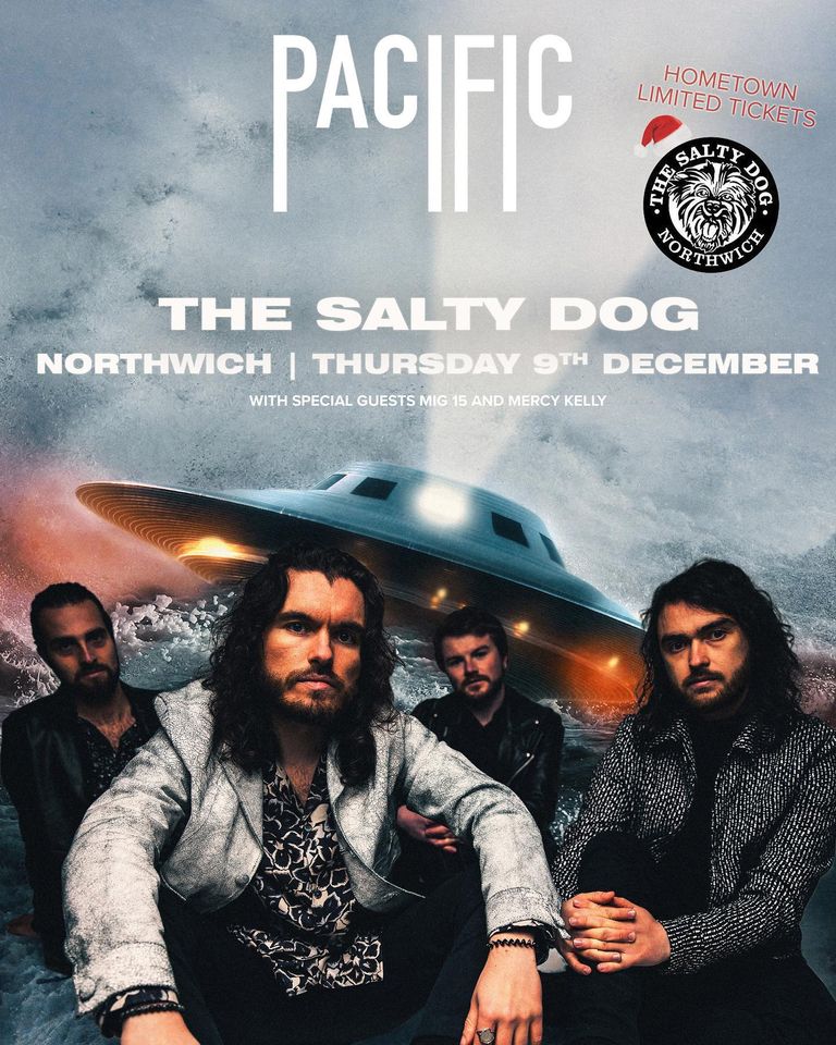 One week today at @saltydogpub in Northwich @pacificofficial @MiG15Band & @MercyKelly_Band Tickets skiddle.com/whats-on/Crewe…