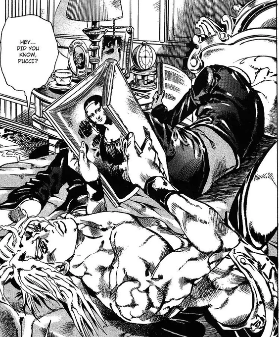 December 3, 2001 , Stone Ocean Manga Chapter  94 "Time for Heaven " was released! 