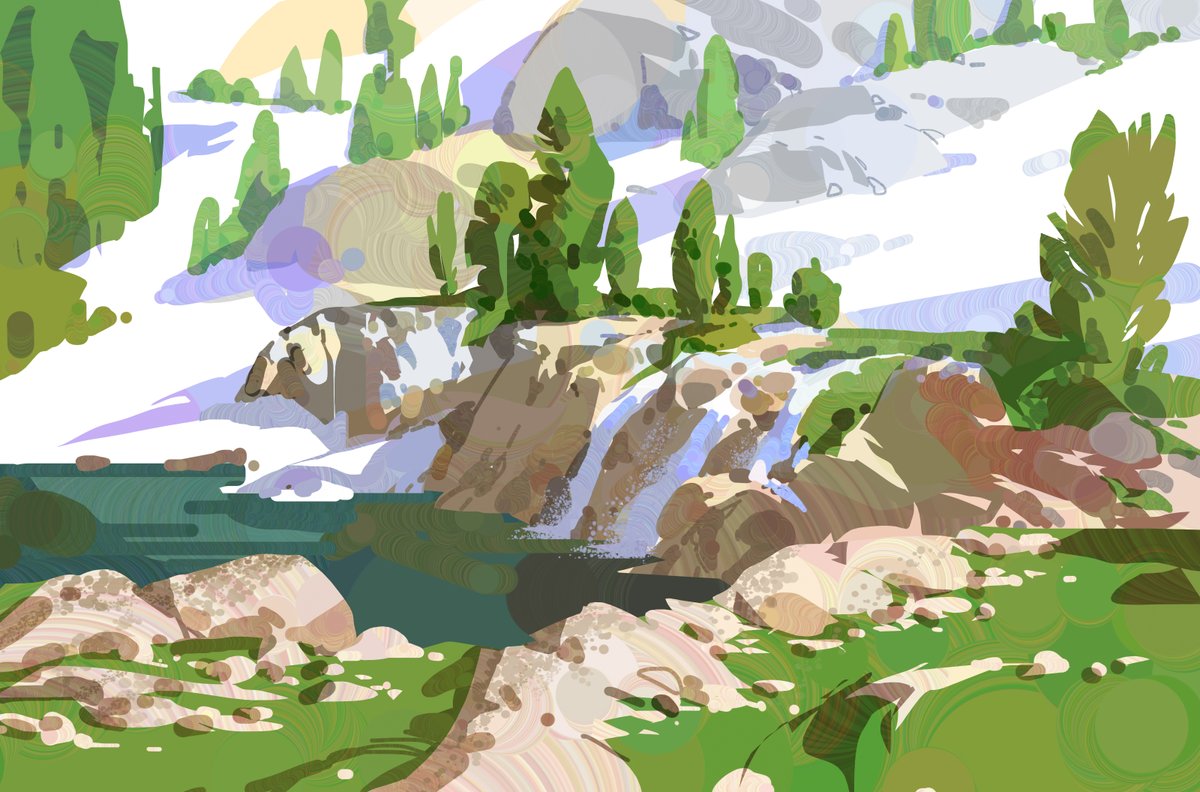 kevin_gnutzmans's tweet photo. I'm starting to see a pattern in my warmup paintings 
🤣👀🤓 https://t.co/ttDjfT92R1