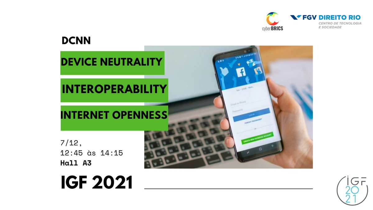 CTS_FGV's tweet photo. No dia 7/12, @1lucabelli e @brittowalt organizam a sessão “Device Neutrality and #Interoperability for #Internet Openness”, no âmbito da Coalizão Dinâmica sobre #NeutralidadedaRede. https://t.co/0ctSWwNA34