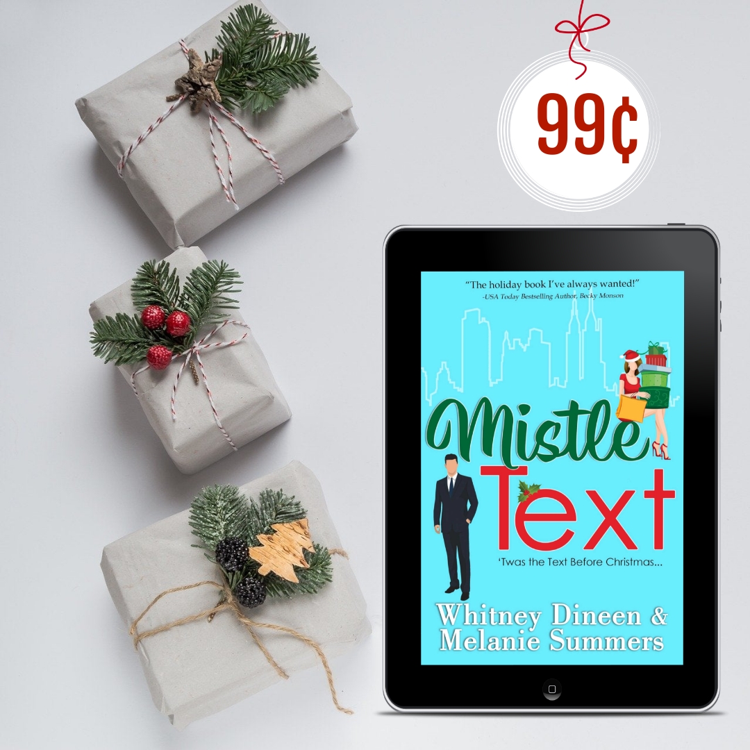 Grab this bestselling new release for only $.99 for a very limited time! mybook.to/mistletext
#holidayromance #holidayreads #ChickLit #amreading #amreadingromance #romanceseries #romcom #Hallmark #weekendread #FridayFun #BookSale 
mybook.to/mistletext