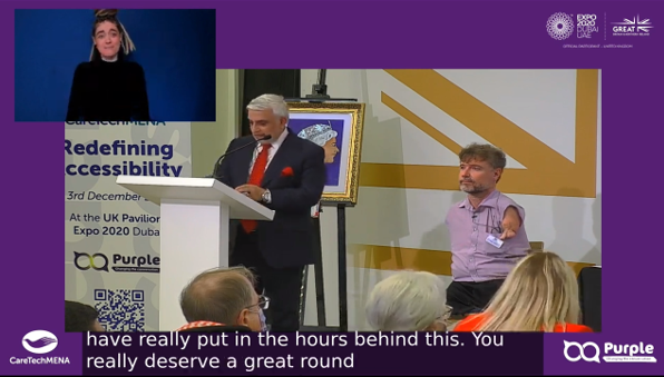 yowff's tweet photo. Great to drop in on Purple @wearepurpleorg for the launch of #EnableAll and to hear more about @PurpleTuesNov and plans to go global in 2022. #RedefiningAccessibility 👏👏👏 https://t.co/VswsogILcz