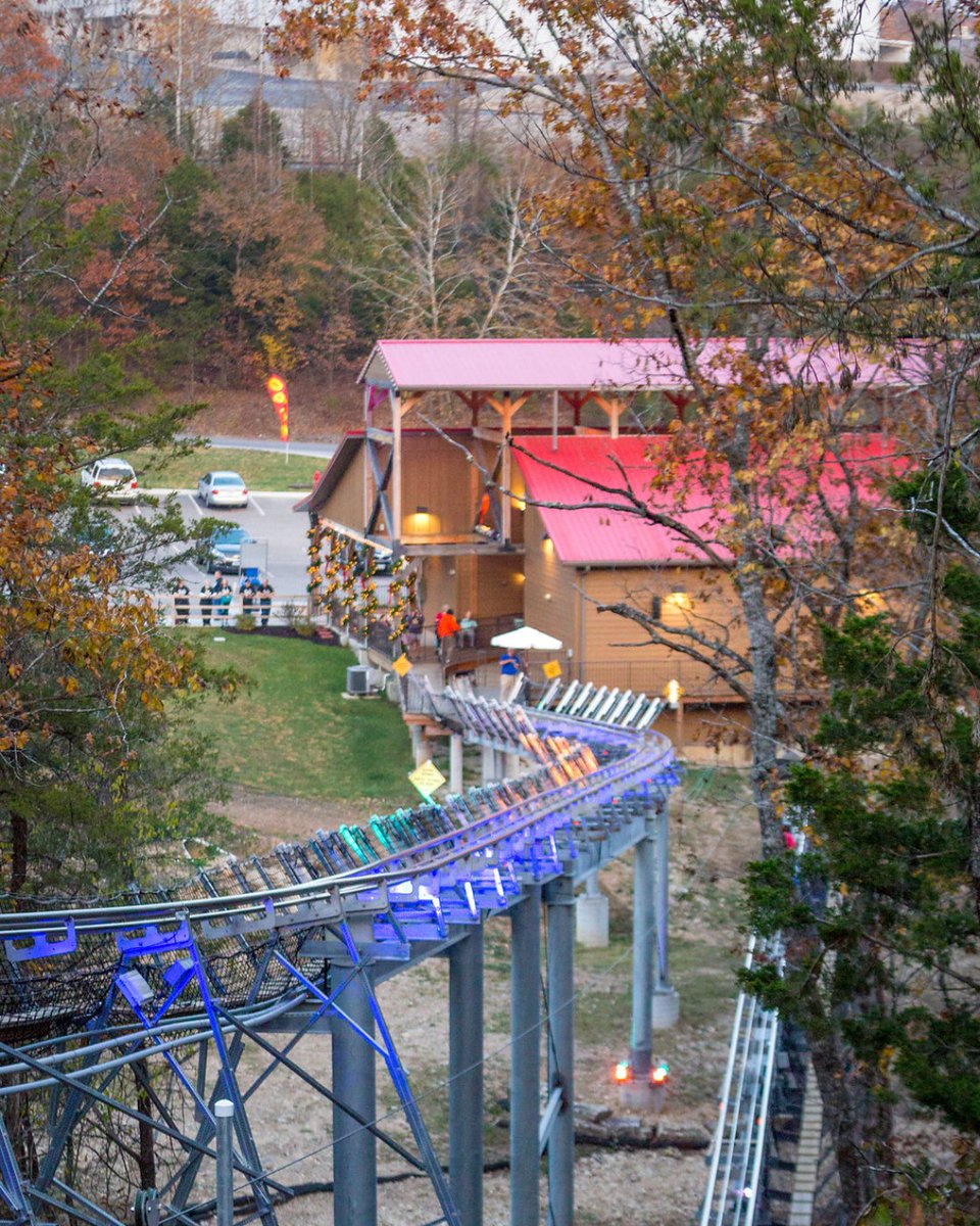 RunawayCoaster's tweet photo. It may not be seasonal December weather, but it is great mountain coaster weather, don't you think? Fri&amp;Sat 10A-9PM Sun 9:30A-5P weather permitting #bransonmountaincoaster. https://t.co/OgVNxSM91V