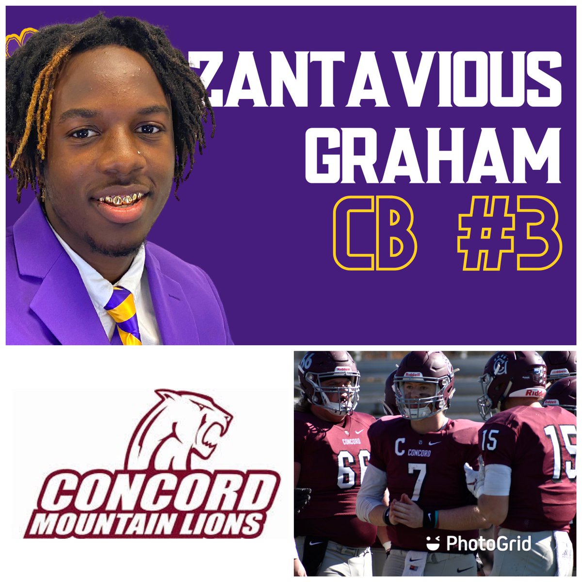 cesykes's tweet photo. Congrats VR Sr Zantavious Graham on his latest ⭕️ffer from @FollowMeToCU. “We Are VR” #cumountainlions #vrwildcats @ConcordFootball @MaxLilly01 @TimBarron9 @RecruitGeorgia @TGeorgianSports @wgssnetwork @CoachMarinelli @CoachStricklan2 @Coachkdantzler @coachMJ_ @walkerchuck02 https://t.co/RCceL0oMT2