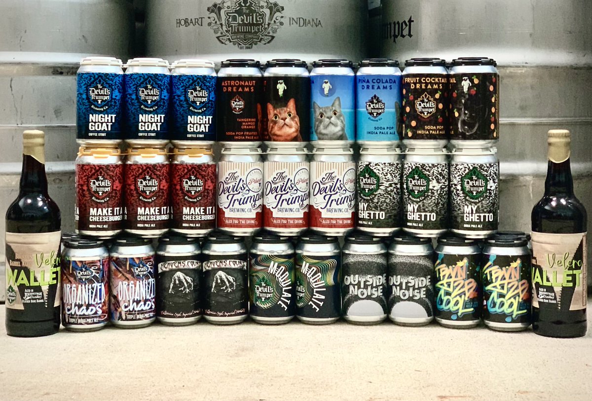 Stop in for a beer, or grab some to go! We’re open 12-7 today, 12-7 Saturday, &amp; 12-5 Sunday. #dtbrewingco