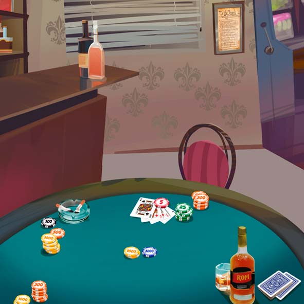 nft_wog's tweet photo. 👇This is the background of the UNIQUE collectible from the WORLDofGAMES. 
😉Guess who was sitting at the gambling table? 
🧐Where and when? 
#NFT #nftart #NFTCommunity #cryptoart #opensea by @nft_wog https://t.co/ohxyERnM5r