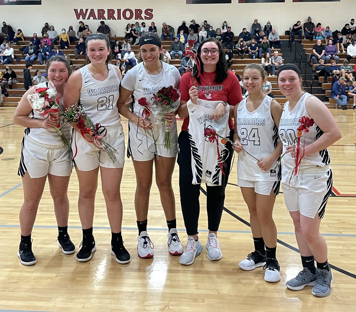 SHS_Warriors's tweet photo. Warrior Senior Night. Once a WARRIOR always a WARRIOR. #1WARRIORTEAM #SHSinspires https://t.co/43L7tv2zbf