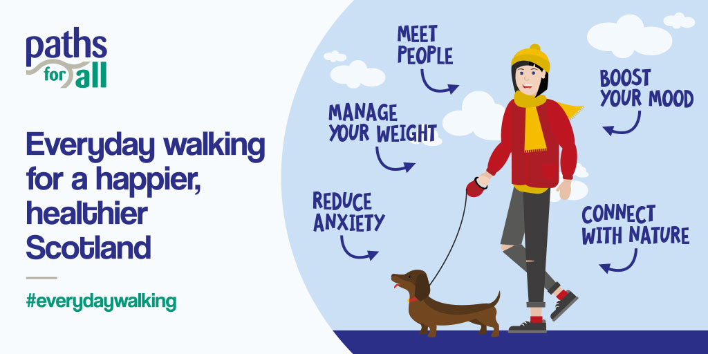 Walking is a great way to boost your mood, connect with nature and help you deal with stress and anxiety.

Take some time out for yourself this weekend with a walk in your favourite greenspace.

#EverydayWalking #WeekendWalks
