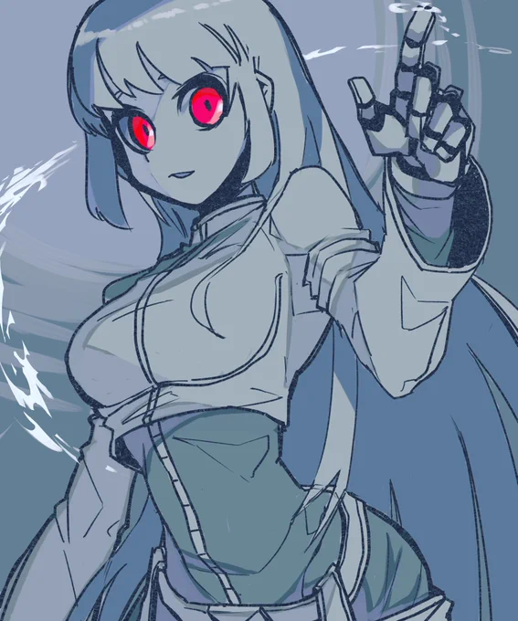 凍らされる〜🥶
#KOF  #格ゲーキャラ描こうぜ 