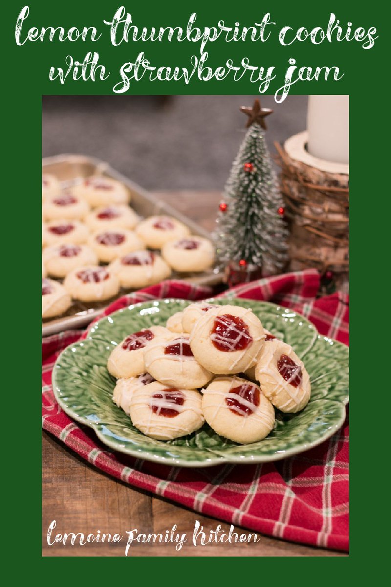 anglemoine's tweet image. Lemon Thumbprint Cookies with Strawberry Jam. Lets get baking! 
lemoinefamilykitchen.com/2021/12/lemon-…
#FreakyFridayRecipes #Christmas #Baking #HolidayBaking #Recipe #cookies #dessert