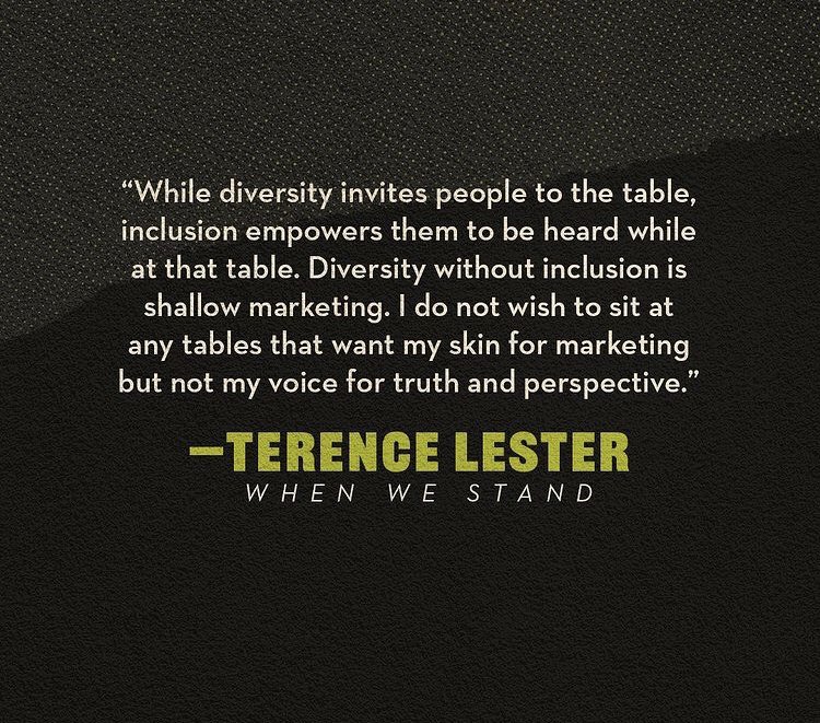 eec4boys's tweet photo. “Diversity Without Inclusion Is Shallow Marketing”

via @imterencelester (IG) 
#EEC2021 https://t.co/gnPNuUghda