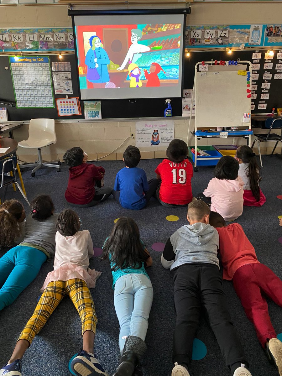 My favorite time of the year! When we watch &amp; read The Snowy Day! ❄️ It’s such a great movie for representation of diversity &amp; comparing/contrasting a movie and a book. <a href="/Mrs_McElhose/">Mallory McElhose</a> <a href="/JWReasonElem/">JW Reason Elementary</a>