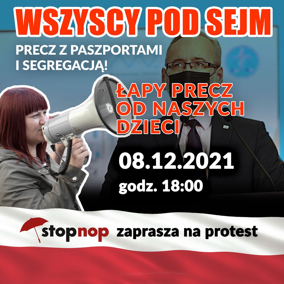 justsocha's tweet photo. Uwaga! 8 grudnia 2021 r. do Sejmu RP wraca ustawa 1449!  13 grudnia zaczyna się eksperyment na dzieciach... 
https://t.co/yBnI4Lc32i
#Stop1449 #StopSegregacjiSanitarnej https://t.co/GX85V6mR55