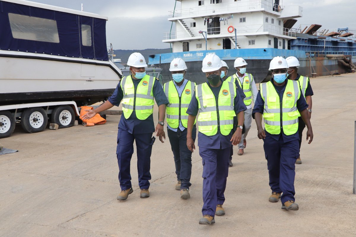 KenyaShipyards's tweet photo. Kisumu Shipyard today hosted DG @OfficialKCGS Brig Lonena Naisho who was apprised on KSL's mandate in particular, service delivery to @OfficialKCGS vessels. KSL looks forward to working together to enhance operational readiness of the @OfficialKCGS. https://t.co/RvHnHVNcAz