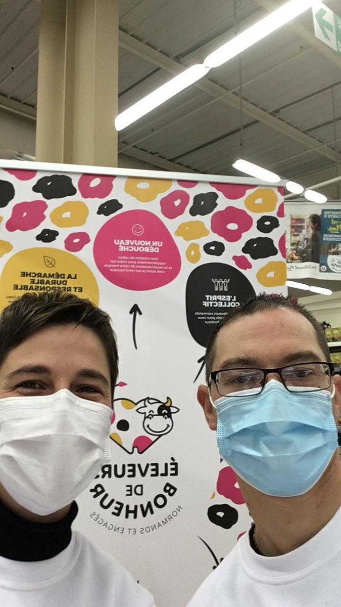 eleveursdb's tweet photo. Nous pensons qu'il est essentiel que le local se trouve dans les grandes surfaces ✊
C'est pour ça que nous sommes fières que notre marque soit l’une des premières lancées par les producteurs eux-mêmes &amp; que notre lait normand soit représenté grâce à nos petits-suisses 🤩🥛 https://t.co/V3wps8MQXb
