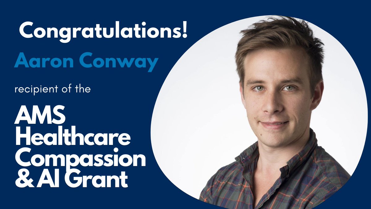 UofTNursing's tweet photo. Congratulations to @UofTNursing's Prof. @aw_conway on receiving the 2021 @AMSHealthcare Compassion &amp; AI grant for his project "automating pre-procedure fasting instruction," which aims to improve the patient experience using digital tech #ThisisNursing https://t.co/tL3mmTqyyr https://t.co/LoMg40EODD