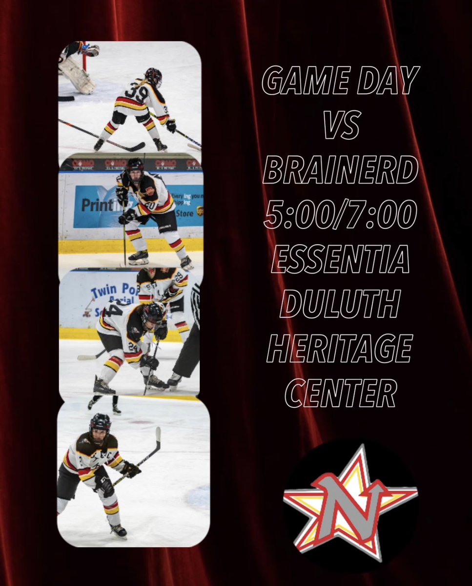 Duluth Girls High School Hockey (@dlhstarshockey) on Twitter photo Looking forward to having <a href="/WarriorGirlsHoc/">WarriorGirlsHockey</a> in Duluth tonight!
⏰ 5:00/7:00
📍<a href="/EssentiaDHC/">Essentia Duluth Heritage Center</a>
📺 MNHockey.TV Looking forward to having <a href="/WarriorGirlsHoc/">WarriorGirlsHockey</a> in Duluth tonight!
⏰ 5:00/7:00
📍<a href="/EssentiaDHC/">Essentia Duluth Heritage Center</a>
📺 MNHockey.TV