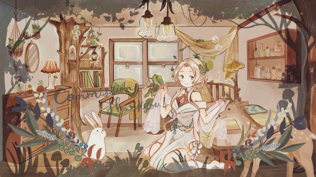 「natural Time🌿 」|パン山おにぎり🍞のイラスト