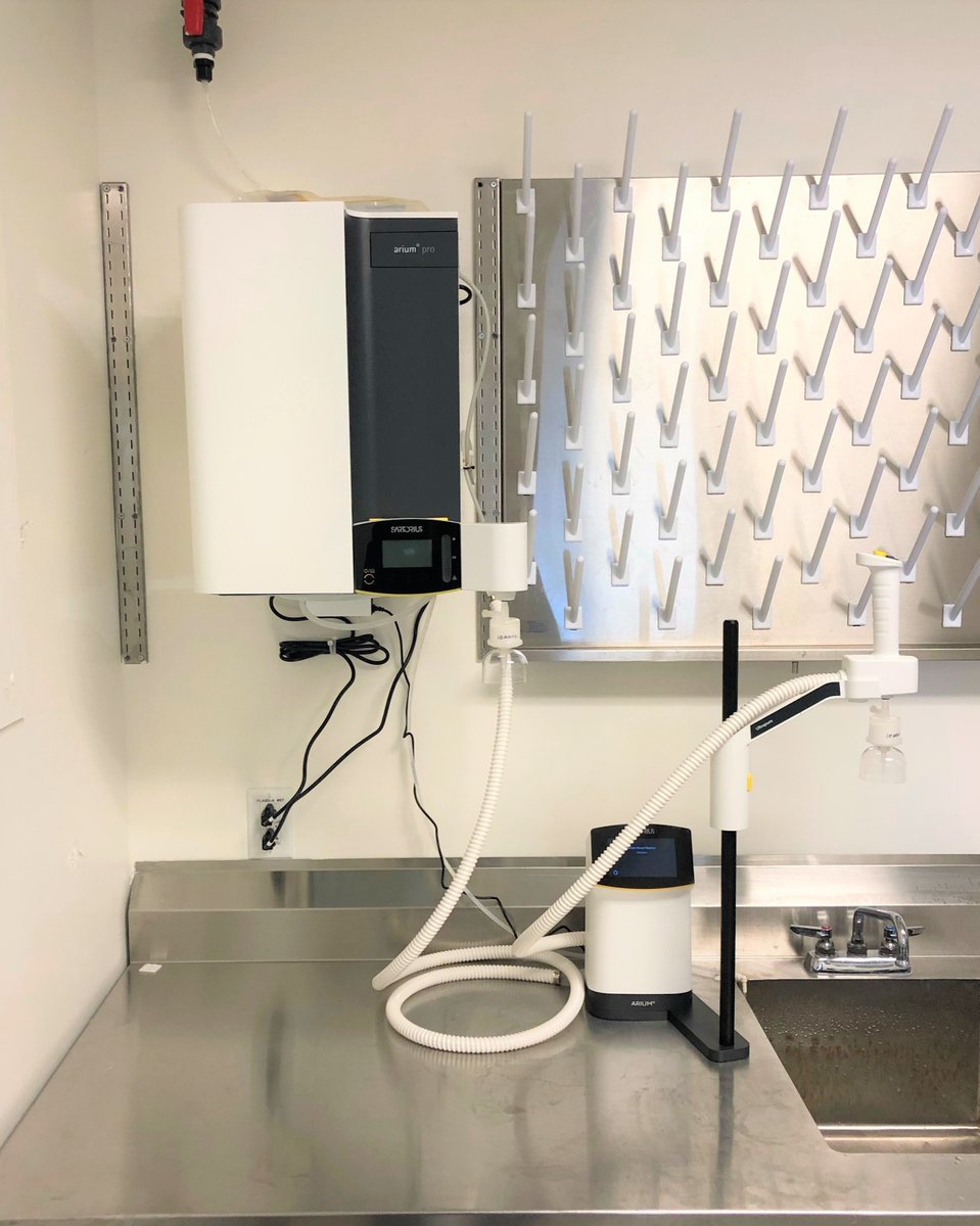 UltraFiltronics's tweet photo. Our latest lab unit installation featuring the Arium Pro system &amp; new Arium Smart Station from Sartorius. The most flexible solution for dispensing #UltrapureWater. Contact us to learn more about #LabWater polishing solutions. https://t.co/rZNbsJcJhm 781.961.4775 https://t.co/BeXpQapYtz