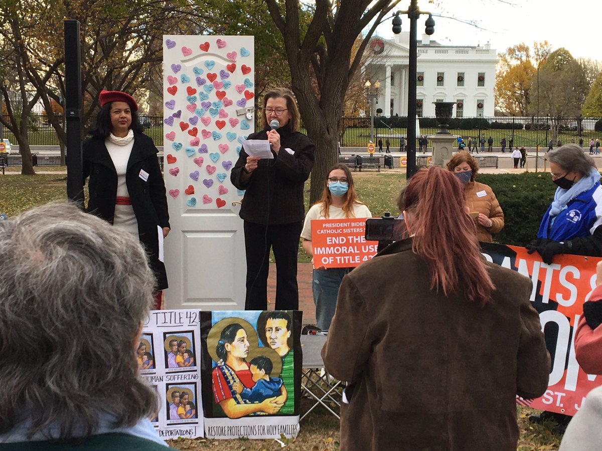 Sisters say end Title 42 <a href="/Voice4HumanNeed/">Coalition on Human Needs</a>