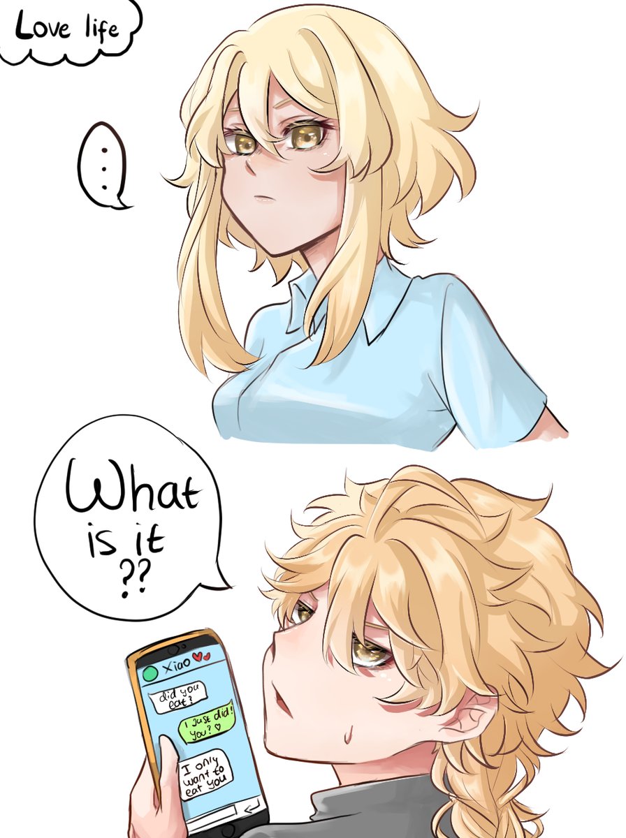 Daily sibling's life~

Minor Xiao x Aether

#genshinimpact 