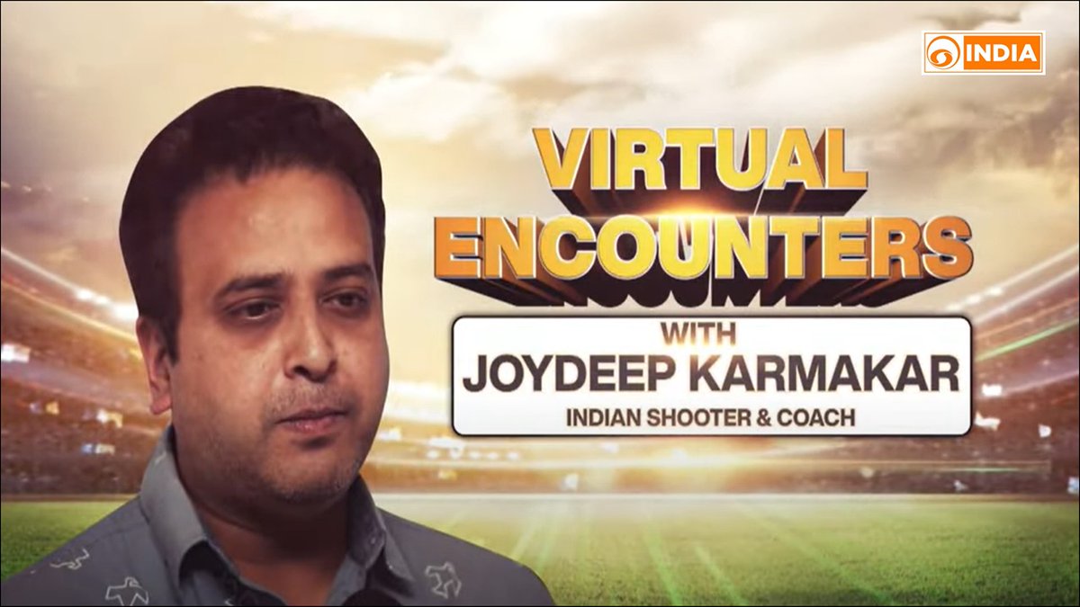 DDIndialive's tweet image. #virtualencounters 

Meet Olympian @Joydeep709 in a special conversation with @Imabhimahajan . The top Indian marksman talks about the future crop of Indian shooting and chalks out a plan for Paris Olympics 2024. 

Watch here: youtu.be/Y5gO1iL6xNY

@OfficialNRAI @Media_SAI