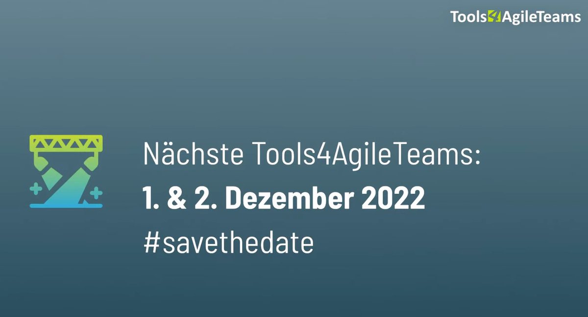 Nächstes Jahr kann es dann hoffentlich ein Hybrid-Event geben. Die elfte #T4AT findet am 1. und 2. Dezember 2022 statt! #SaveTheDate